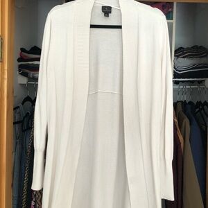 Worthington Cream Open Front Cardigan